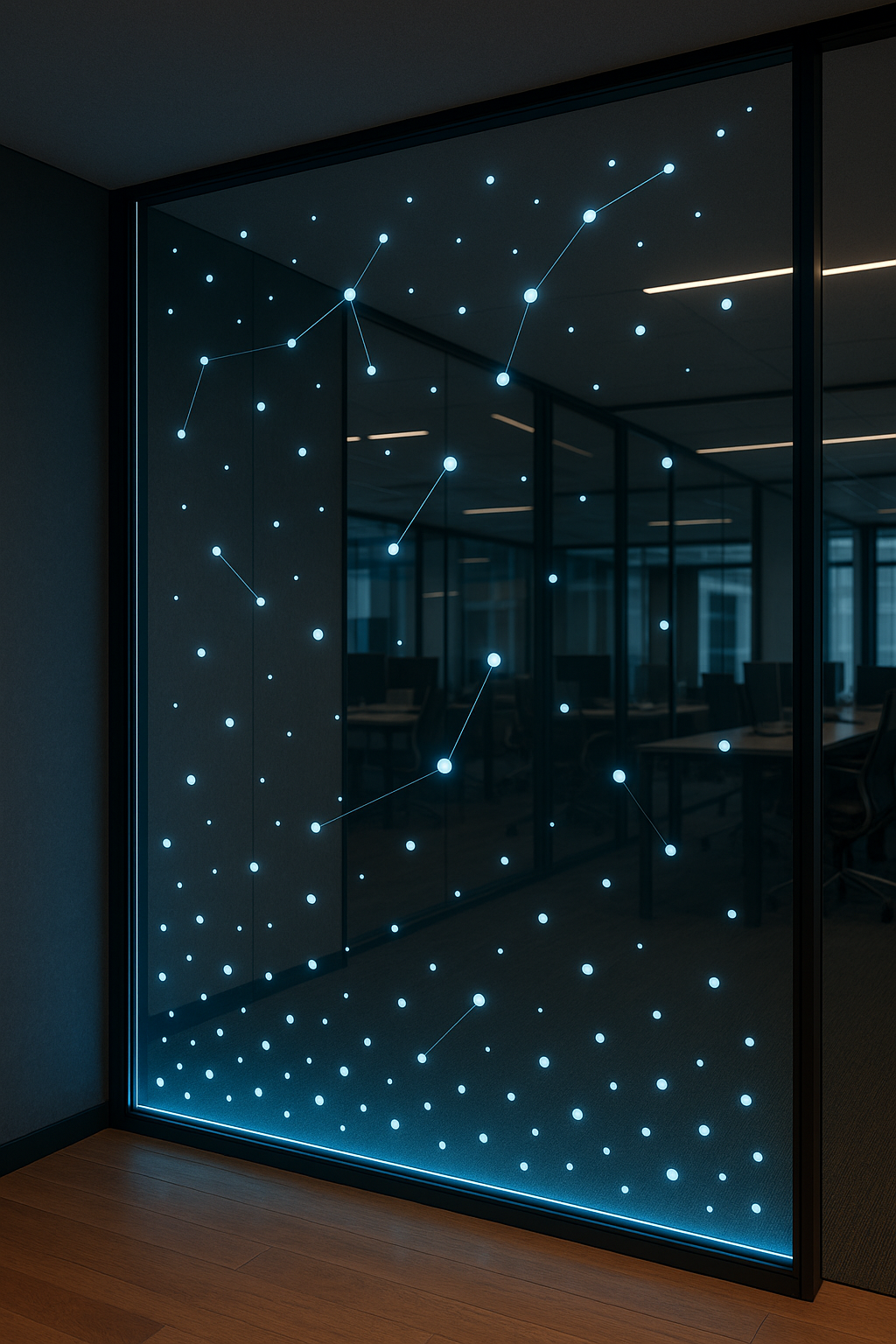 Celestial Constellation LED Partition