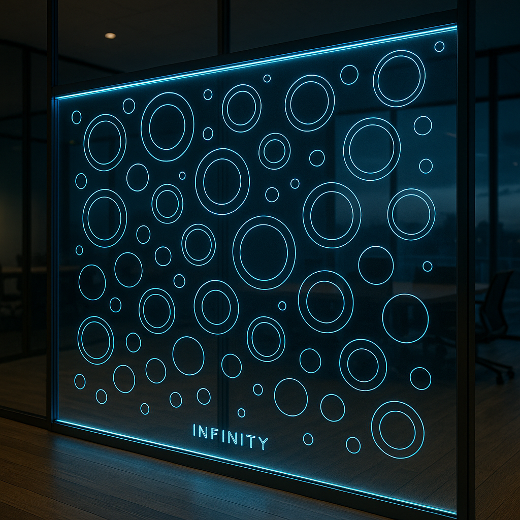 Art Deco Motif Office Partition