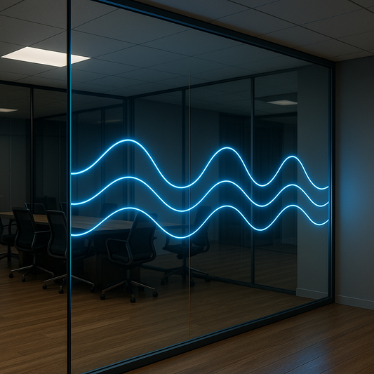 Brainwave Acoustic LED Partition